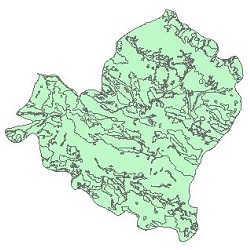 نقشه کاربری اراضی شهرستان خدابنده